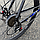 Велосипед CrossBike 29" Ultra 2025 Рама 19" black-blue, фото 6
