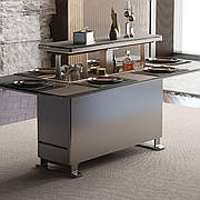 Розумний обідній стіл з вбудованим холодильником Primst CB150 (150 литров, Чорний)