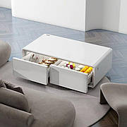 Розумний журнальний стіл з холодильником Primst TB135 (Білий, 135 літрів)