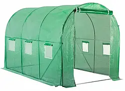 Теплиця парник армована плівкова 6 м2 з вікнами 3х2х2м Bass Polska 8597