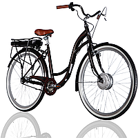 Велосипед з електроприводом 28" ST Dorozhnik eAQUAMARINE BH рама-19" 36B 12.5А*год 500Вт сірий