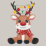 Картина по номерах зі світлодіодною підсвіткою для дітей Riviera Blanca Оленя 25x25 см (ГР1-005), фото 2