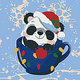 Картина по номерах зі світлодіодною підсвіткою для дітей Riviera Blanca Пандочка 25x25 см (ГР1-006), фото 2