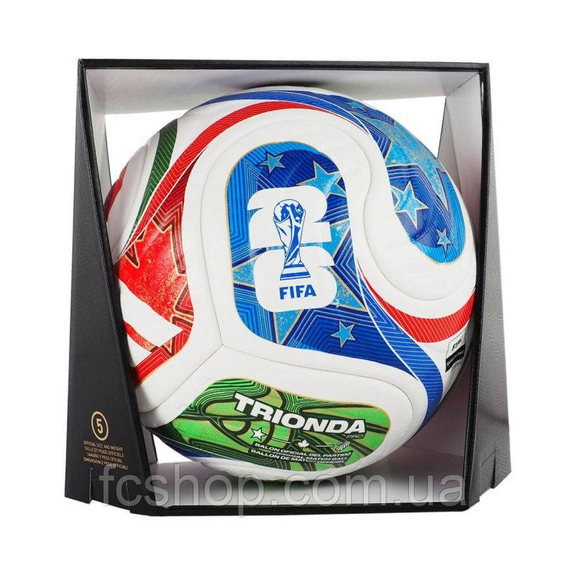Футбольний м'яч Adidas FIFA World Cup 26 Trinda Pro Performance JD8021, Білий, Розмір (EU) — 5, фото 1