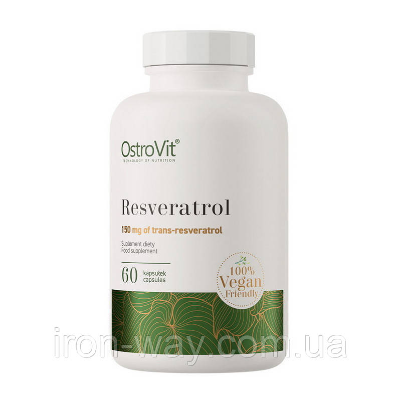 OstroVit Resveratrol 150 mg (60 caps), фото 1