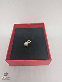 Золотий Кулон зі вставкою перлина