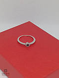Золота Каблучка зі вставкою діамант, фото 2