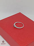 Золота Каблучка зі вставкою діамант, фото 3