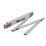 Лінійка розкладна, дерево, 2м, пружина, білий, 
DIY-MFW21WH/12BOX, фото 5