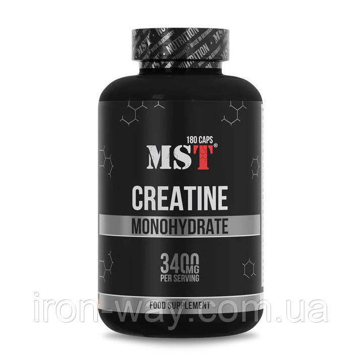 MST Creatine Monohydrate 3400 mg (180 caps), фото 1