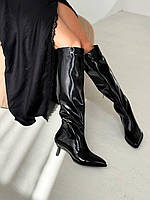 Лакові чоботи жіночі