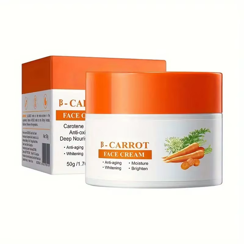 Крем для обличчя SADOER B-Carrot з екстрактом моркви, антивікової, просвітлювальний 50 г, фото 1