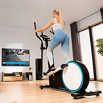 Орбітрек Hop-Sport HS-250C Riper Чорний/Синій + мат, фото 3