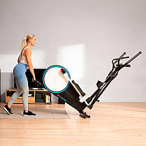 Орбітрек Hop-Sport HS-250C Riper Чорний/Синій + мат, фото 5