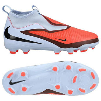 Дитячі бутси Nike Phantom 6 High Academy FG/MG HQ2042-400, Блакитний, Розмір (EU) — 32