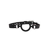 Кляп з кільцем, фіксатор рота Behave Luxury Fetish O-Ring Gag 2 поліуретан чорний 56х15х5.2 см, фото 3