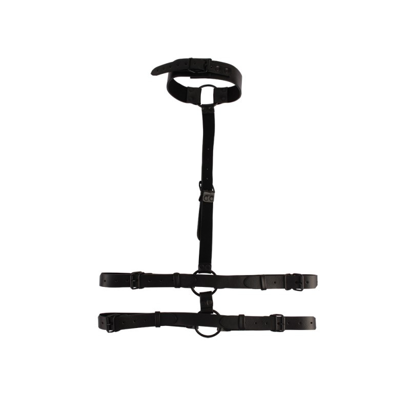 Бондаж на шию, фіксатор тіла Behave Luxury з регульованим розміром та зручними ручками, фото 1