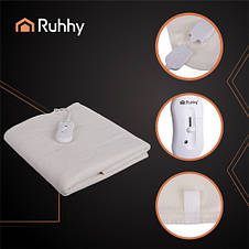 Електроковдра для нагрівання 150x80 см Ruhhy 26201, фото 2