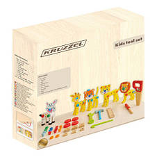 Дерев'яний ящик з інструментами для дітей Kruzzel 26581, фото 2