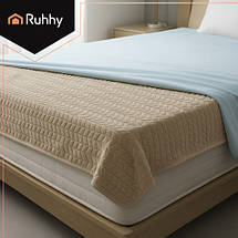 Електроковдра 180x130 см бежеве Ruhhy 26224, фото 4