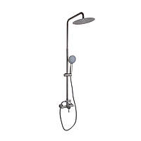 Душова система для душу Lidz Aria 1020 на два споживачі (k35) LDARI1020NKS46114 Nickel