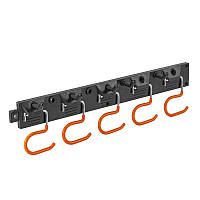 Планка на 5 тримачів для інструменту і 5 
гачків, DIY-HG1810