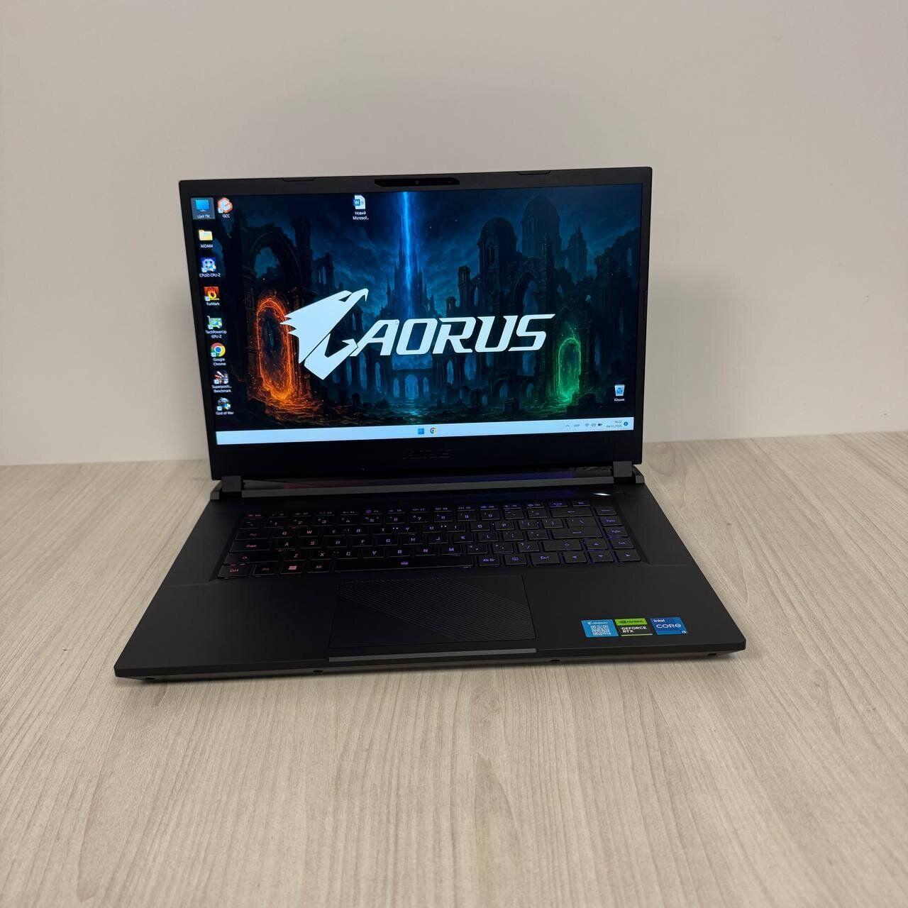 Б/в Ігровий ноутбук Б-клас Gigabyte Aorus 15 X5LF 15.6" 1920x1080| i5-13500H| 16GB RAM| 512GB SSD| RTX 4050 6GB