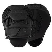 Лапи боксерські PowerPlay 3044 Pro Carbon Ultra Series Чорні PU [пара]