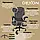 Комп'ютерне крісло до 150кг DEXON OPTIMA з екошкіри зручне посилене офісне крісло керівника директора для кабінету офісу будинку С, фото 3