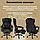 Комп'ютерне крісло до 150 кг DEXON PRIME з екошкіри зручне посилене офісне крісло керівника директора для кабінету офісу будинку Ч, фото 5