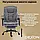 Комп'ютерне крісло до 150 кг DEXON AXIS з тканини зручне посилене офісне крісло керівника директора для кабінету офісу будинку С, фото 8