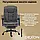 Комп'ютерне крісло до 150 кг DEXON AXIS з тканини зручне посилене офісне крісло керівника директора для кабінету офісу будинку ТС, фото 8