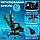 Геймерське ігрове крісло комп'ютерне 4Points GT з підставкою для ніг з подушками розкладне сіре, фото 8