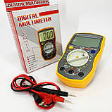 Мультиметр тестер цифровий точний HAOYUE UT33B, Мультиметр для електрообладнання, Точний тестер напруги HO-44, фото 9