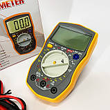 Мультиметр тестер цифровий точний HAOYUE UT33B, Мультиметр для електрообладнання, Точний тестер напруги HO-44, фото 3