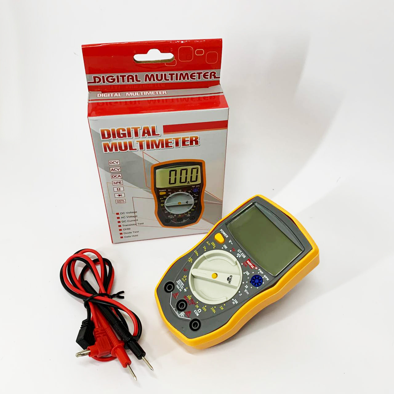 Мультиметр тестер цифровий точний HAOYUE UT33B, Мультиметр для електрообладнання, Точний тестер напруги HO-44, фото 1