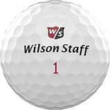 М'ячі для гольфу Wilson Staff DX2 Soft 12 шт, білі, фото 3