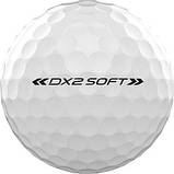 М'ячі для гольфу Wilson Staff DX2 Soft 12 шт, білі, фото 4