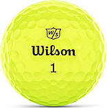 М'ячі для гольфу Wilson Staff TRIAD 12 шт, жовті, фото 4