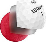 М'ячі для гольфу Wilson Staff TRIAD 12 шт, жовті, фото 5