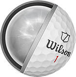 М'ячі для гольфу Wilson Staff Model X 12 шт, білі, фото 5