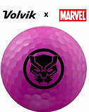 М'ячі для гольфу Volvik Marvel Black Panther 4 шт, чорно-фіолетові, фото 4