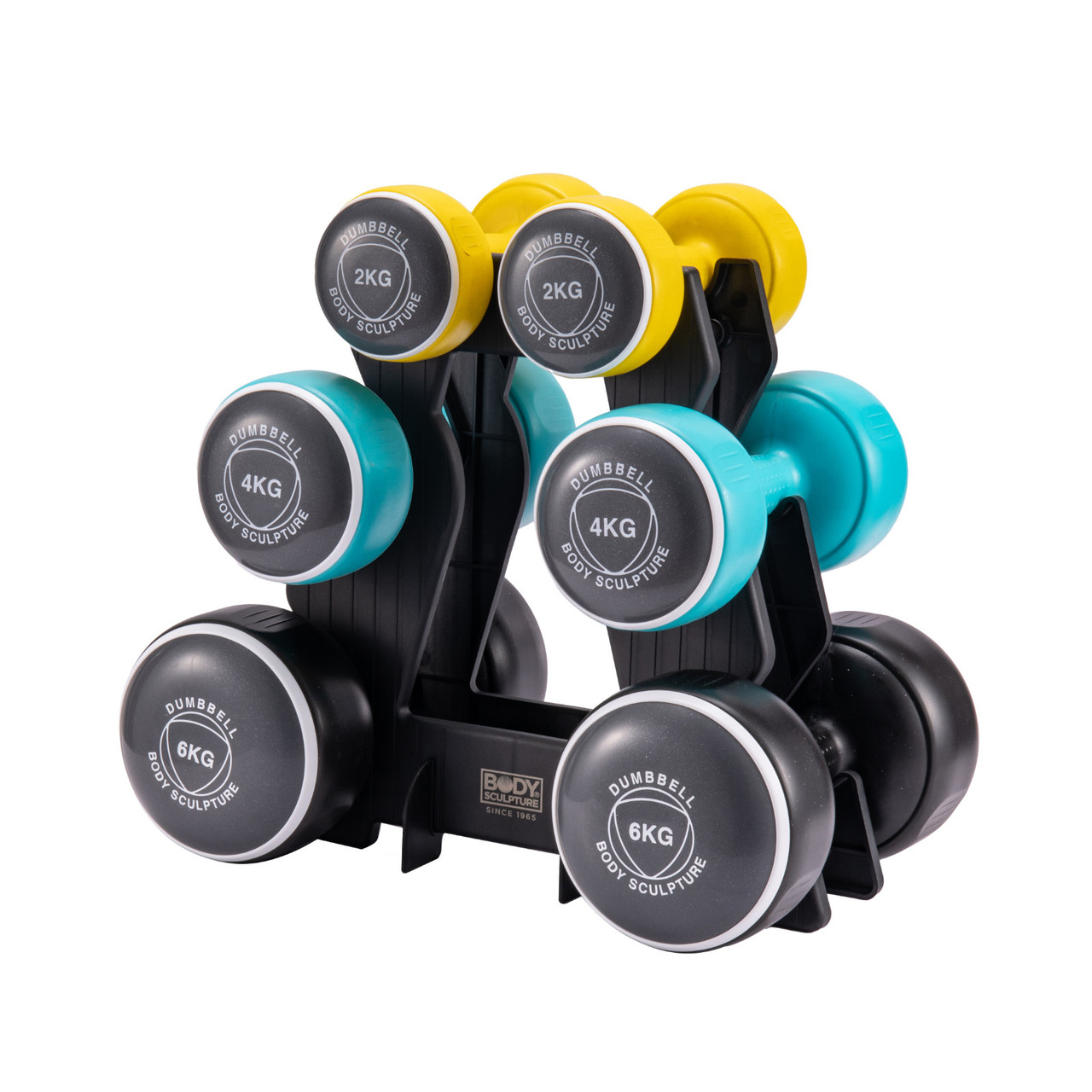 Гантелі вінілові Body Sculpture BW 108DT, 24 кг, фото 1