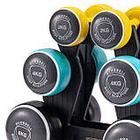 Гантелі вінілові Body Sculpture BW 108DT, 24 кг, фото 2