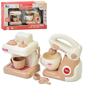 Дитяча побутова техніка "Міксер-Кафемашина" E02 механічний обертовий вінчик