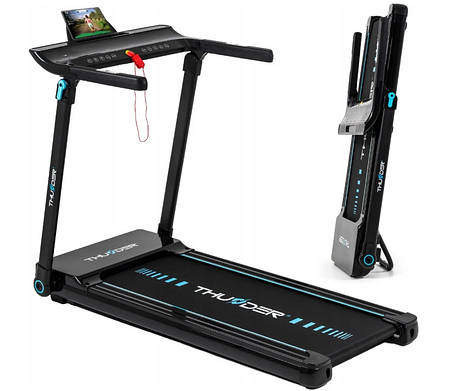 Бігова доріжка електрична THUNDER ULTRA-BLACK, фото 1