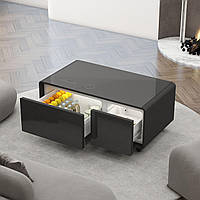 Розумний журнальний стіл з холодильником Primst TB90 (Чорний, 93 літри)