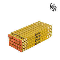 Лінійка розкладна, дерево, 1м, пружина, жовтий, 
DIY-MFW11YL/24BOX