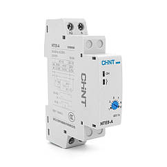 Реле часу CHINT NTE8A015S, на DIN-рейку, затримка вимкнення-0.1с-5с, Ue/le: AC-15 240В/0,75А, -5°С~+40 °C, 93х66,5х18,5 мм