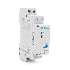 Реле часу CHINT NTE8A110M, на DIN-рейку, затримка вимкнення-1-10 хв, Ue/le: AC-15 240В/0,75А, -5°С~+40 °C, 93х66,5х18,5 мм